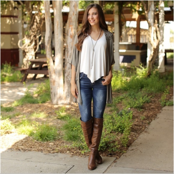 Dark Denim Lightly Distressed Skinny Jean - Picture 2 of 3